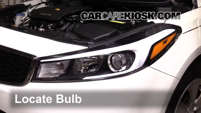 2017 Kia Forte LX 2.0L 4 Cyl. Lights Turn Signal - Front (replace bulb)